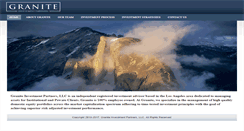 Desktop Screenshot of granitepartners-llc.com