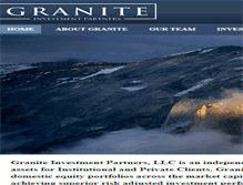 Tablet Screenshot of granitepartners-llc.com